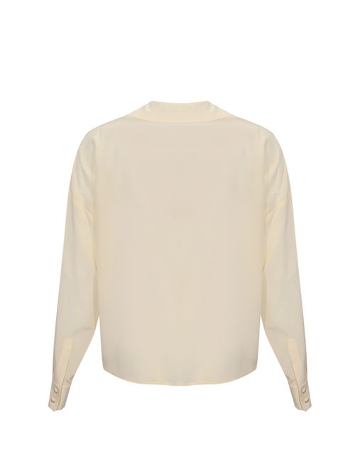 Blusa MSTCOLONO in seta con cravattino MAX MARA STUDIO | 2616111015600048